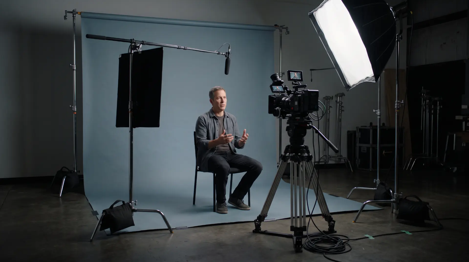 Wide studio setup concept